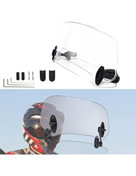 Extensión de Parabrisas Universal REWOLFNUS 210mm Transparente