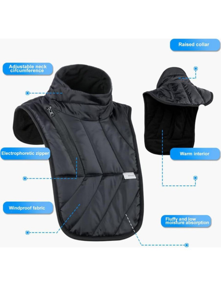 Calentador de Cuello Eforcase L/XL para Motocicleta y Ciclismo