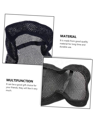 Cubierta de Asiento de Motocicleta SEWOART Universal 3D Malla