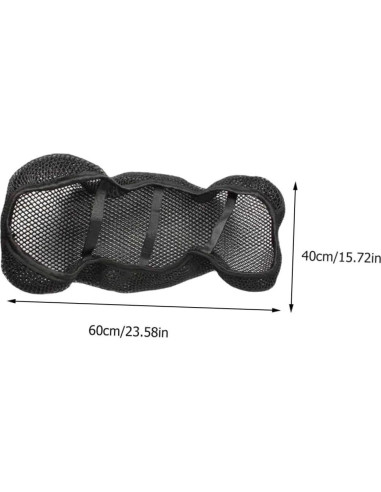Cubierta de Asiento de Motocicleta SEWOART Universal 3D Malla