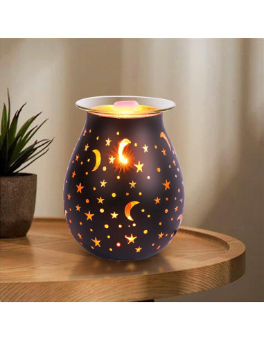 Calentador de cera aromática WNP eléctrico negro 3D