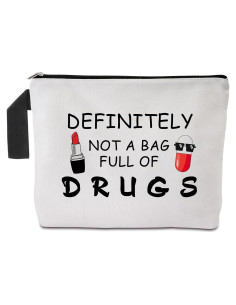 Bolsa Cosmética Divertida Yishuliwu 24.1x19.1cm Regalo Especial