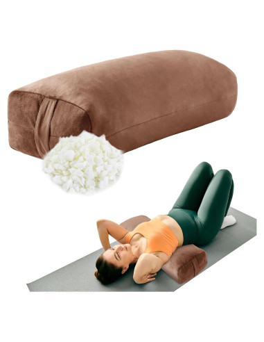 Almohada de Yoga HOMBYS YOGA241125 Espuma Desmenuzada 69.85x25.91cm
