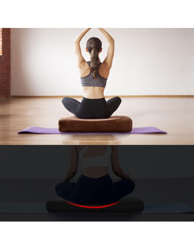 Almohada de Yoga HOMBYS YOGA241125 Espuma Desmenuzada 69.85x25.91cm