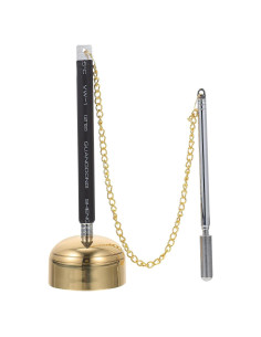 Campana Budista VOSAREA Tingsha 14.5x4.5cm Latón Acero Inoxidable