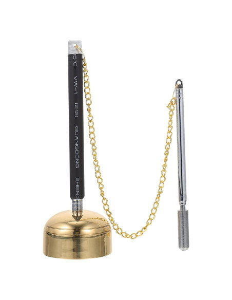 Campana Budista VOSAREA Tingsha 14.5x4.5cm Latón Acero Inoxidable