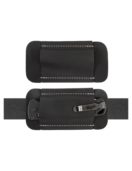 Funda de Cuchillo de Cuero Qchengsan para Cinturón Compacta