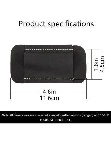 Funda de Cuchillo de Cuero Qchengsan para Cinturón Compacta