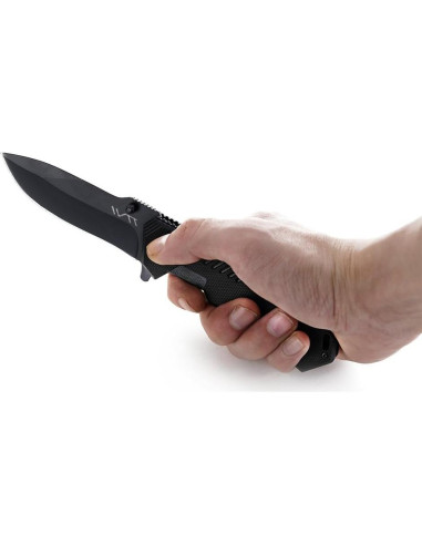 Cuchillo Plegable BGT Negro 20.1 cm con Hoja de 8.7 cm
