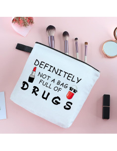 Bolsa Cosmética Divertida Yishuliwu 24.1x19.1cm Regalo Especial 2