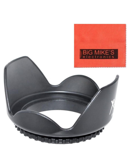 Capucha de Lente Tulipán 58mm Big Mike's para Panasonic