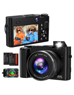 Cámara Digital 4K DUOCH DC218L 64MP Autofocus Zoom 16x