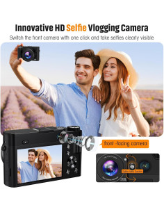 Cámara Digital 4K DUOCH DC218L 64MP Autofocus Zoom 16x 2