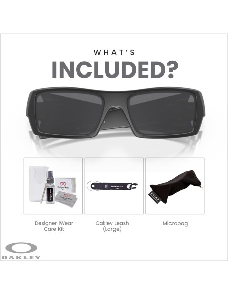 Gafas de sol Oakley Gascan para hombres + Correa + Kit iWear