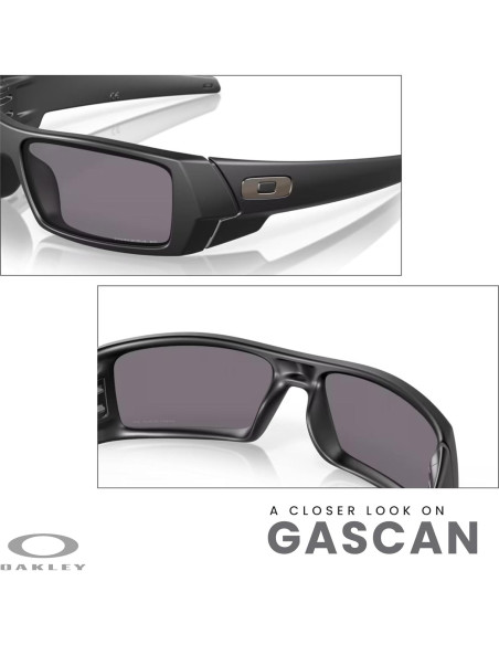 Gafas de sol Oakley Gascan para hombres + Correa + Kit iWear