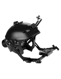 PROAIM Rig de Casco para Cámara DSLR y Smartphone - Ajustable