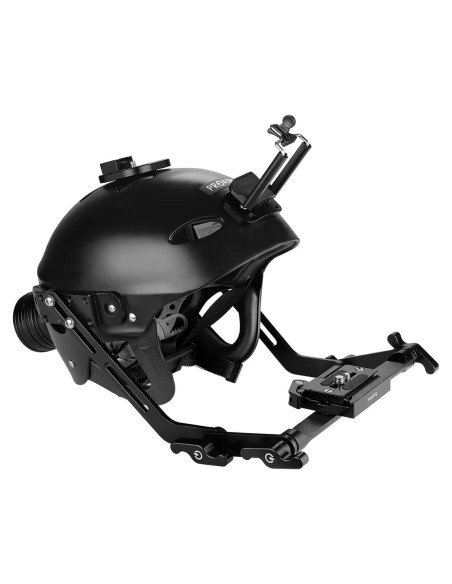 PROAIM Rig de Casco para Cámara DSLR y Smartphone - Ajustable