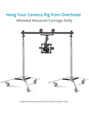 Dolly Monorail PROAIM Polaris con Abrazaderas - Carga 30kg