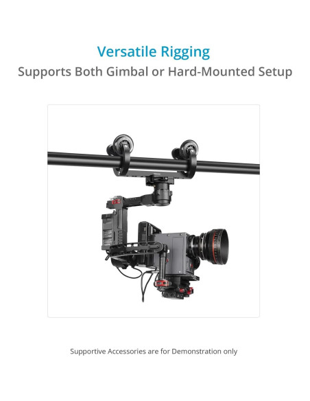 Dolly Monorail PROAIM Polaris con Abrazaderas - Carga 30kg