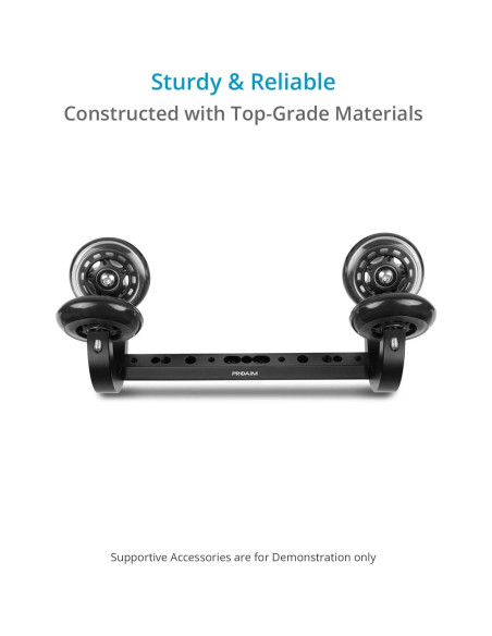 Dolly Monorail PROAIM Polaris con Abrazaderas - Carga 30kg