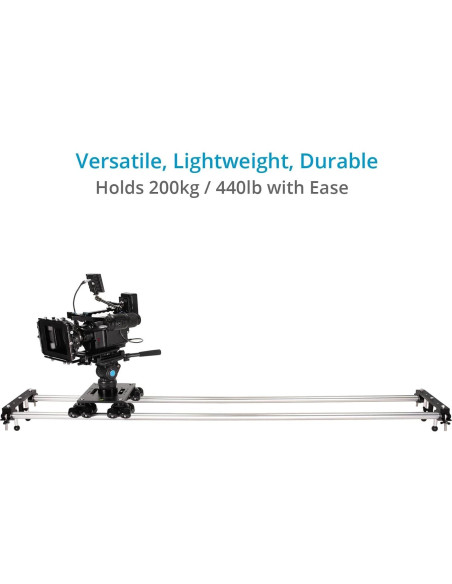 Dolly de Cámara PROAIM Polaris 200kg con Adaptadores y Rieles