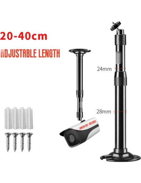 Soporte de Montaje en Pared y Techo Coolotic Ajustable 20-40cm