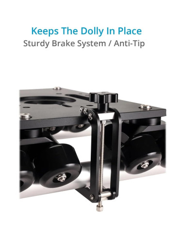 Dolly de Cámara PROAIM Polaris 200kg con Adaptadores y Rieles