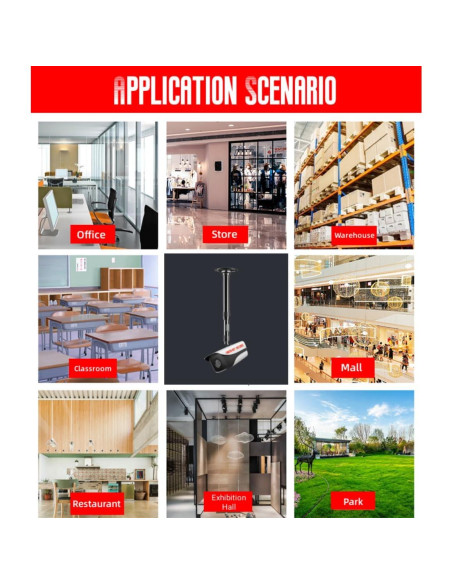 Soporte de Montaje en Pared y Techo Coolotic Ajustable 20-40cm