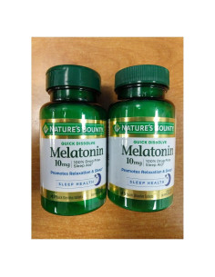 Melatonina Nature's Bounty 10 mg Tabletas Rápidas 45 unidades