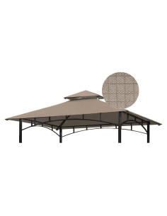Canopy de Reemplazo Ontheway para Gazebo L-GZ238PST-11 Caqui