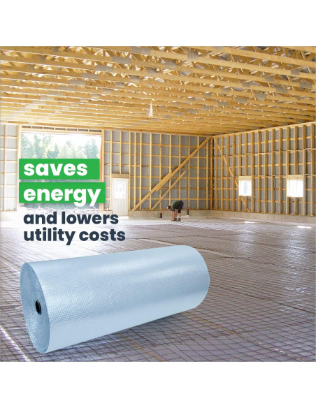 Aislamiento Bajo Losa EcoFoil 46.45 m para Pisos Calentados