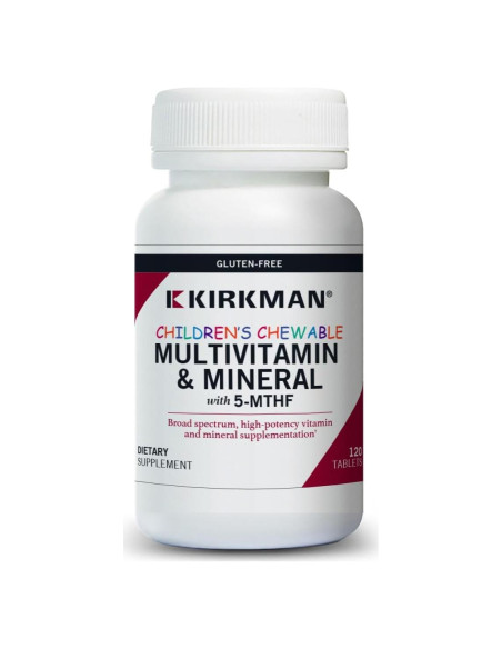Kirkman Multivitamínico Masticable para Niños 120 Cápsulas