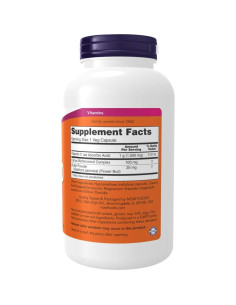 Vitamina C 1000 mg Now Foods con Bioflavonoides 250 Cápsulas Veganas 2