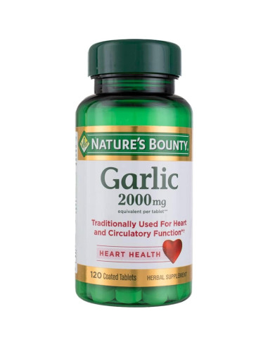 Ajo Suplemento Herbal Nature's Bounty 2000mg 120 Cápsulas