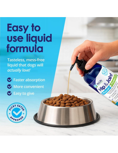 Suplemento Líquido de Glucosamina para Perros NuLife 453g