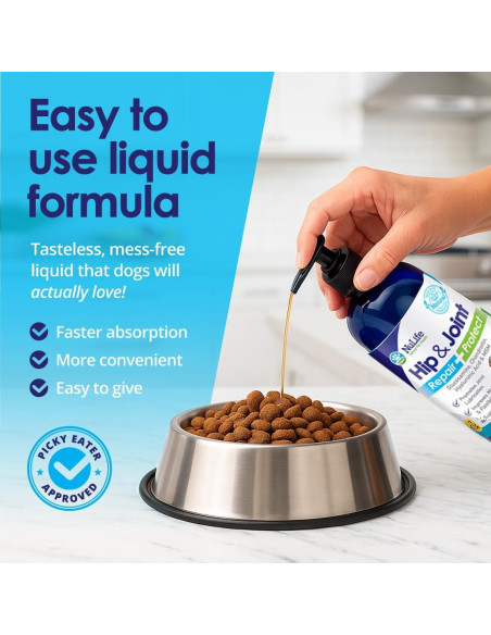 Suplemento Líquido de Glucosamina para Perros NuLife 453g