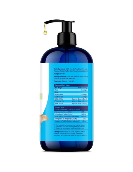 Suplemento Líquido de Glucosamina para Perros NuLife 453g