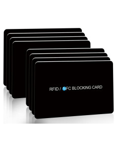Tarjeta de Bloqueo RFID AYAIM 8 Pack - Protección Billetera
