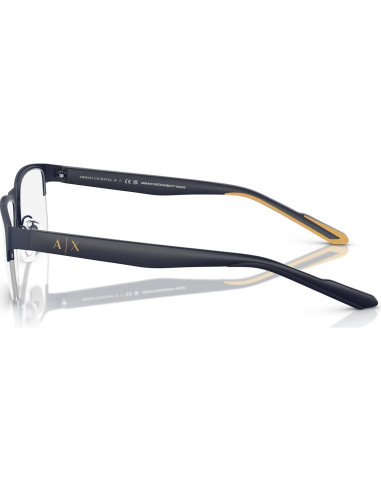 Gafas de Prescripción Armani Exchange AX1068 Azul Mate 56mm