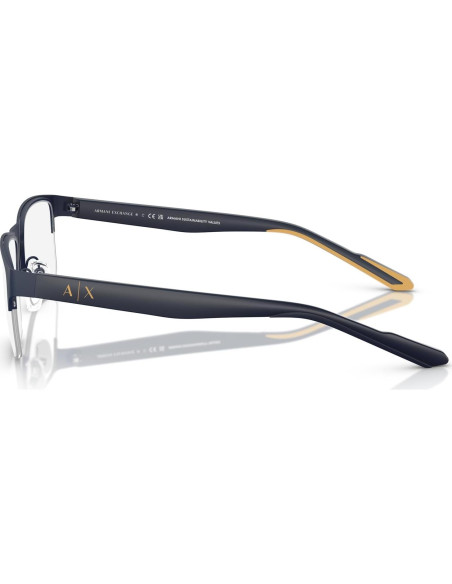 Gafas de Prescripción Armani Exchange AX1068 Azul Mate 56mm