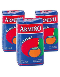 Yerba Mate Clásico Armiño Tradicional 3-Pack 3 kg Uruguay