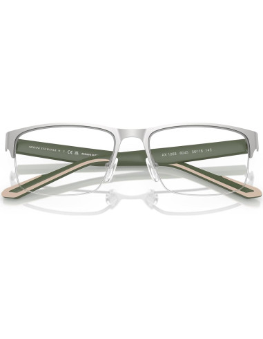 Gafas de Prescripción Armani Exchange AX1068 Plateadas 56mm