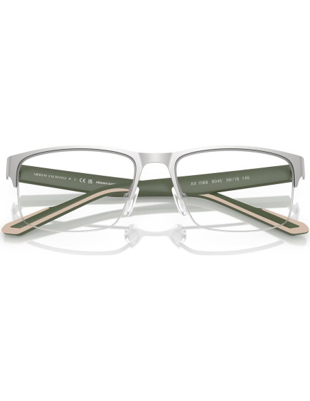 Gafas de Prescripción Armani Exchange AX1068 Plateadas 56mm Gafas de Prescripción Armani Exchange AX1068 Plateadas 56mm