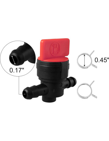 Válvula de Corte de Combustible CLSR2U 1/4" - 2 Piezas