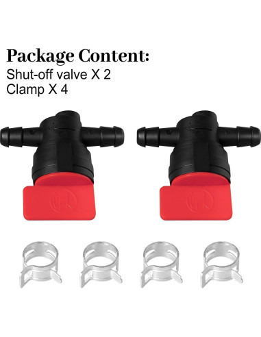 Válvula de Corte de Combustible CLSR2U 1/4" - 2 Piezas