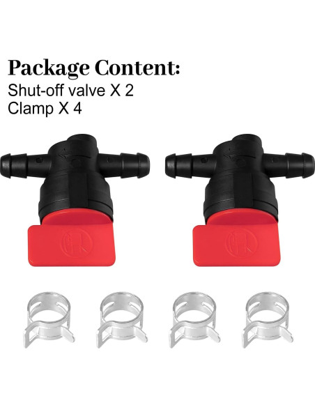 Válvula de Corte de Combustible CLSR2U 1/4" - 2 Piezas