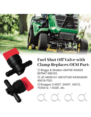 Válvula de Corte de Combustible CLSR2U 1/4" - 2 Piezas