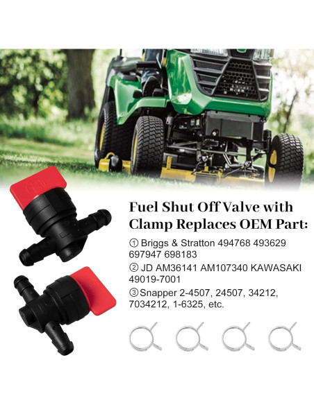 Válvula de Corte de Combustible CLSR2U 1/4" - 2 Piezas