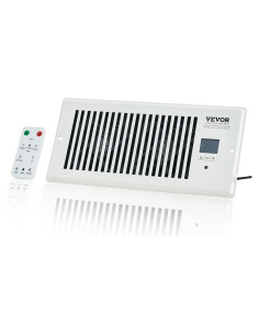 Ventilador Aumentador de Registro VEVOR 4" x 10" Blanco