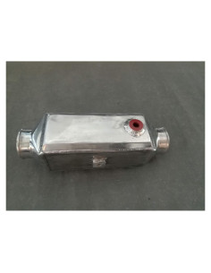 Intercooler de aire Fsehyue 3" de aluminio frontal 14.61x37.59cm